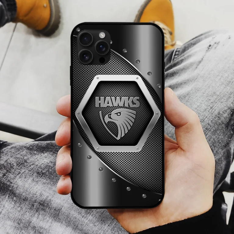 AFL Hawthorn Hawks Phone Case – Dustproof, Scratch & Shock Resistant – HOAFL030725PC01HAW