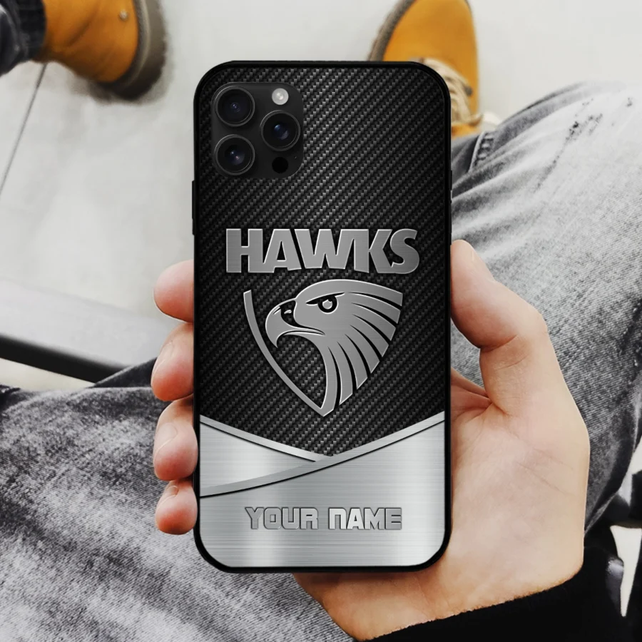 AFL Hawthorn Hawks Phone Case – Dustproof, Scratch & Shock Resistant – HOAFL040725PC01HAW