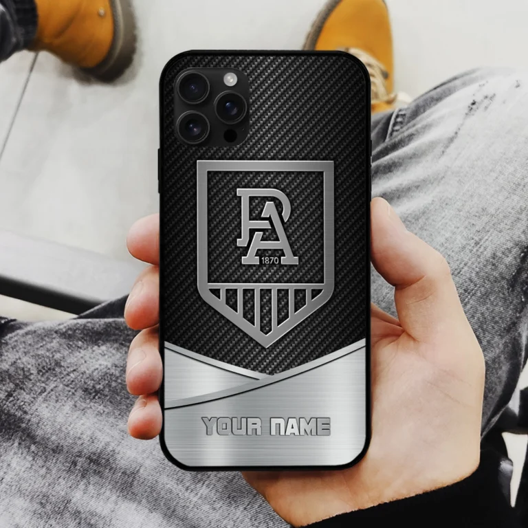 AFL Port Adelaide Power Phone Case – Dustproof, Scratch & Shock Resistant – HOAFL040725PC01PORT