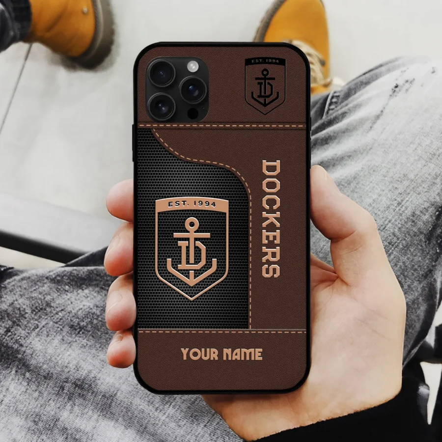 AFL Fremantle Dockerss Phone Case – Dustproof, Scratch & Shock Resistant – HOAFL220725PC01FRE - Image 2