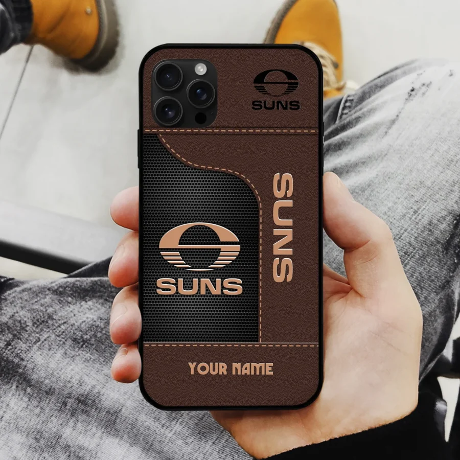 AFL Gold Coast SUNSs Phone Case – Dustproof, Scratch & Shock Resistant – HOAFL220725PC01GCFC - Image 2