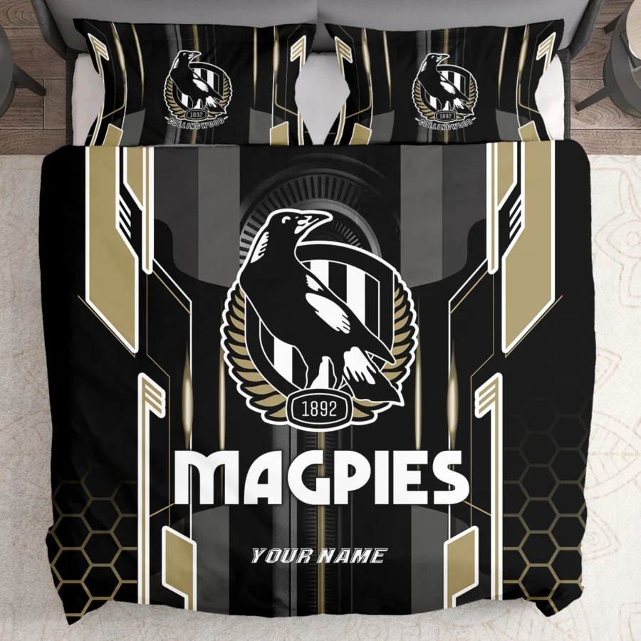 AFL Collingwood Magpies Bedding Set Gift For Fans – HOAFL050725BD01COLL - Image 2