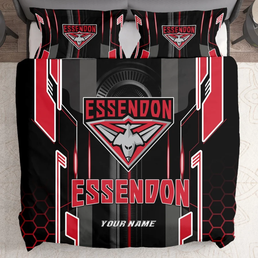 AFL Essendon Bombers Bedding Set Gift For Fans – HOAFL050725BD01ESS - Image 2