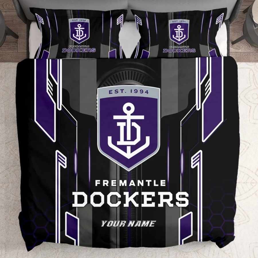 AFL Fremantle Dockers Bedding Set Gift For Fans – HOAFL050725BD01FRE - Image 2