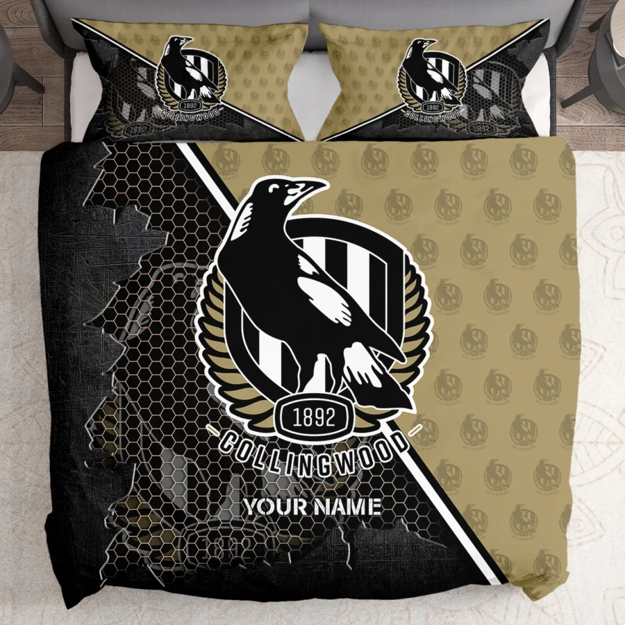 AFL Collingwood Magpies Bedding Set Gift For Fans – HOAFL070725BD01COLL - Image 2