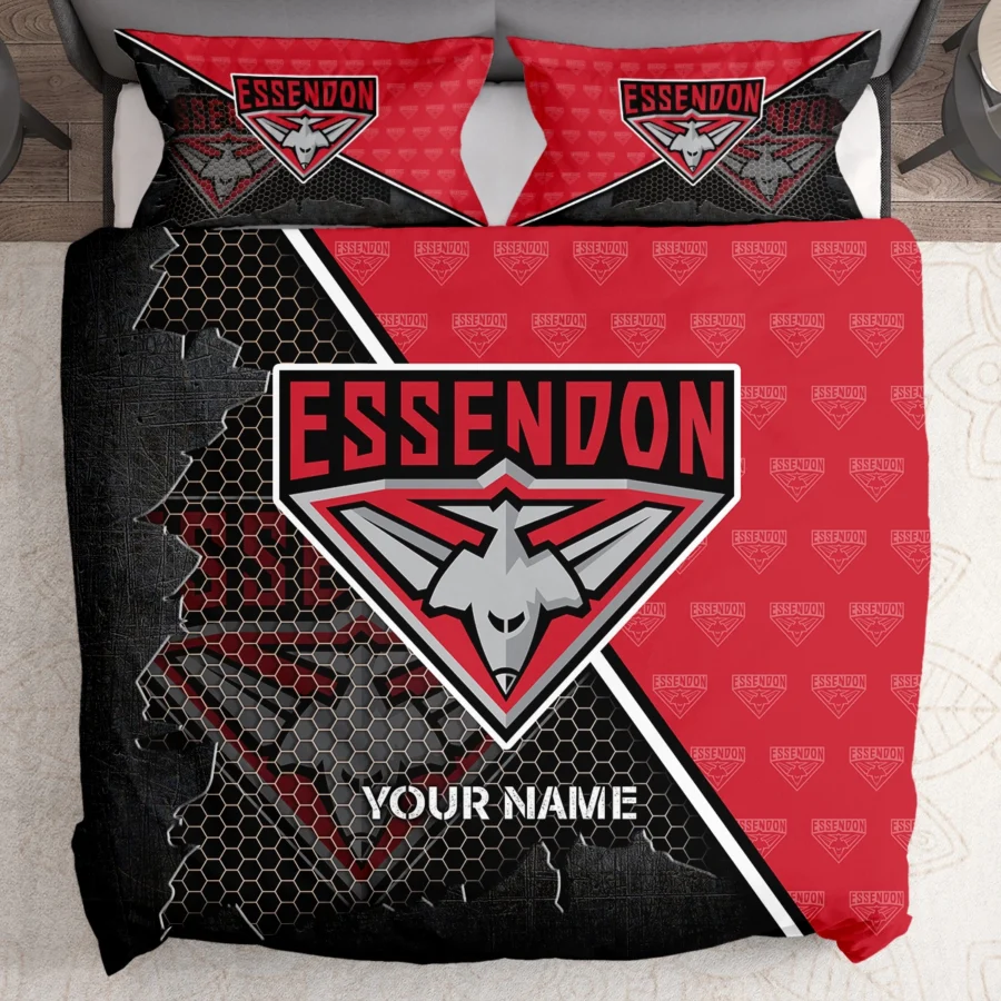 AFL Essendon Bombers Bedding Set Gift For Fans – HOAFL070725BD01ESS - Image 2