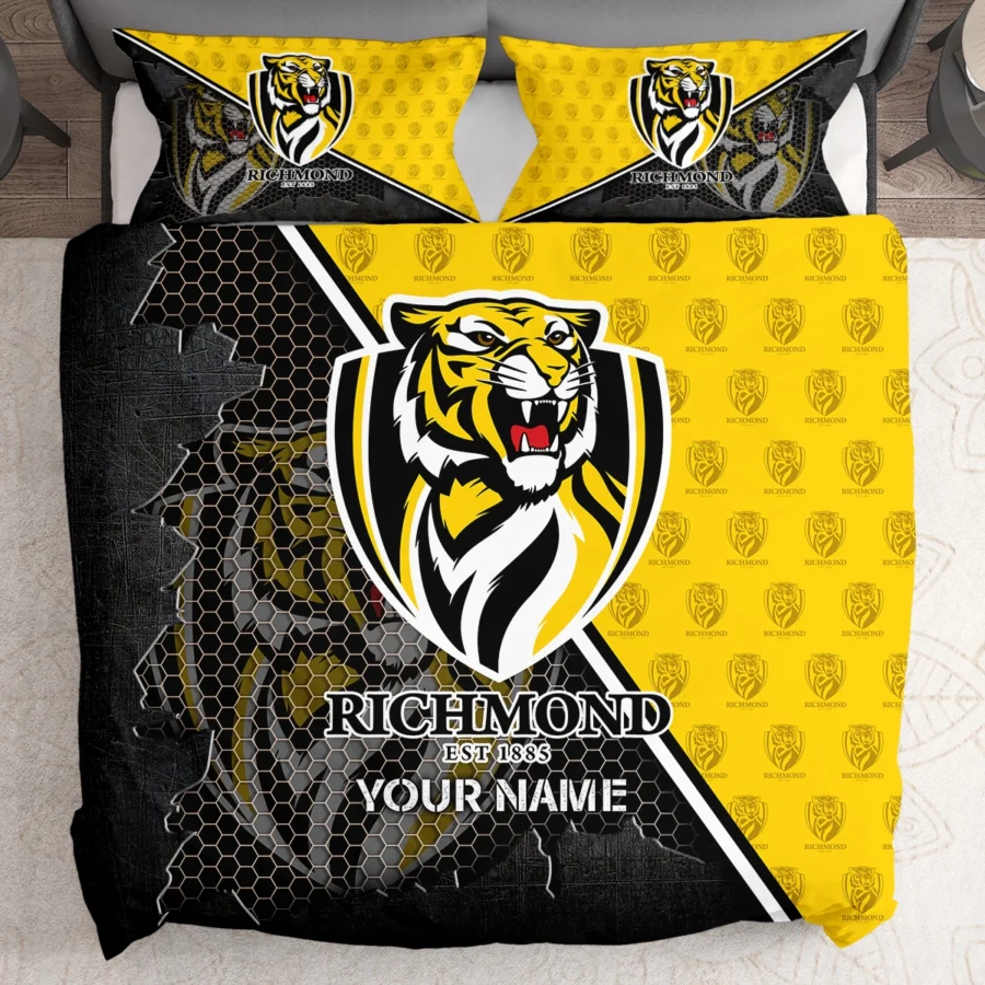 AFL Richmond Tigers Bedding Set Gift For Fans – HOAFL070725BD01RICH - Image 2