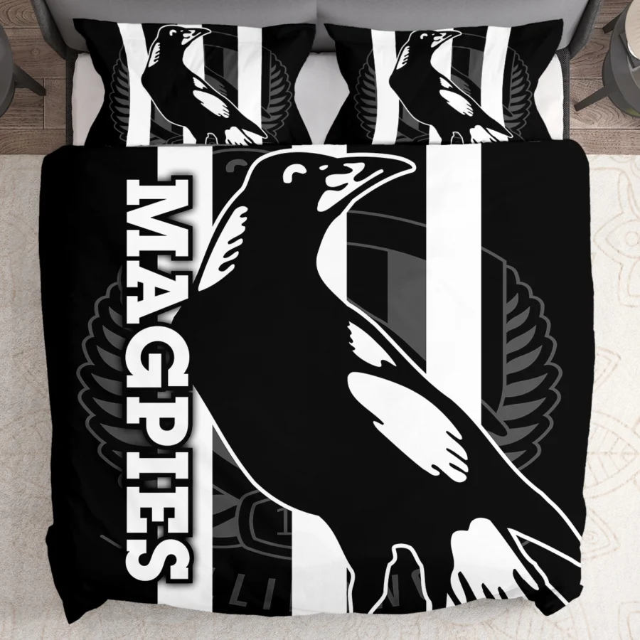 AFL Collingwood Magpies Bedding Set Gift For Fans – HOAFL080725BD01COLL - Image 2