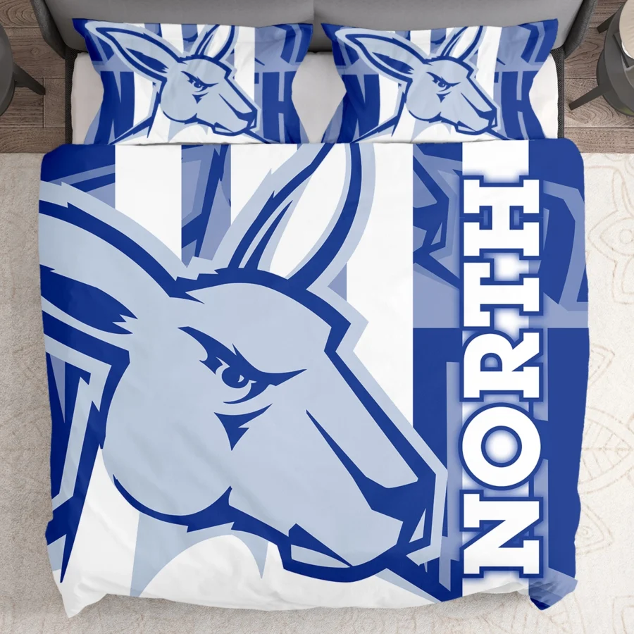 AFL North Melbourne Kangaroos Bedding Set Gift For Fans – HOAFL080725BD01NMFC - Image 2