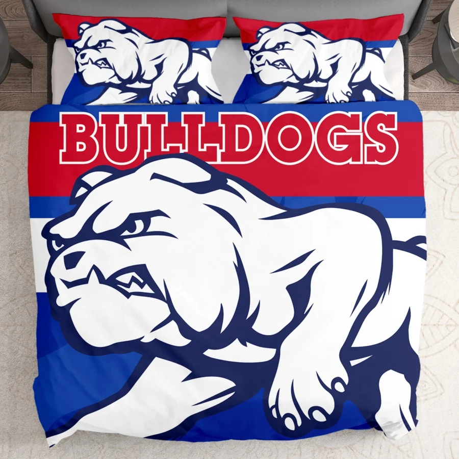 AFL Western Bulldogs Bedding Set Gift For Fans – HOAFL080725BD01WB - Image 2