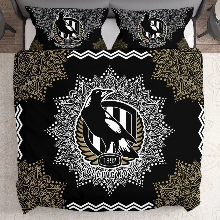 AFL Collingwood Magpies Bedding Set Gift For Fans – HOAFL090725BD01COLL - Image 2