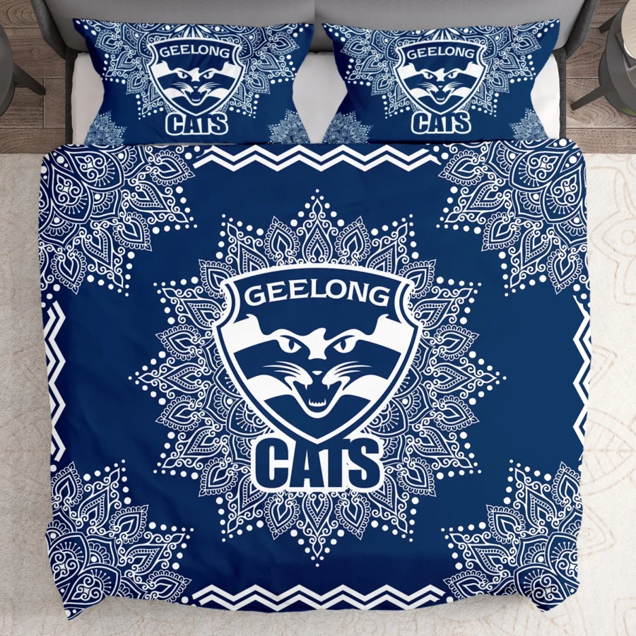 AFL Geelong Cats Bedding Set Gift For Fans – HOAFL090725BD01GEEL - Image 2