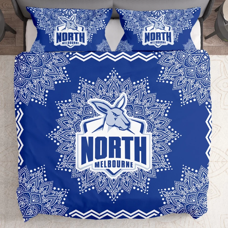 AFL North Melbourne Kangaroos Bedding Set Gift For Fans – HOAFL090725BD01NMFC - Image 2