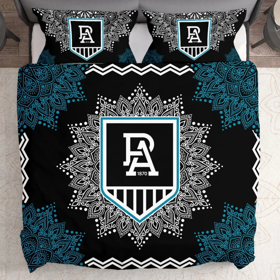 AFL Port Adelaide Power Bedding Set Gift For Fans – HOAFL090725BD01PORT - Image 2