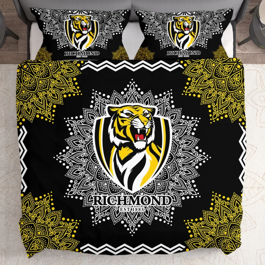 AFL Richmond Tigers Bedding Set Gift For Fans – HOAFL090725BD01RICH - Image 2