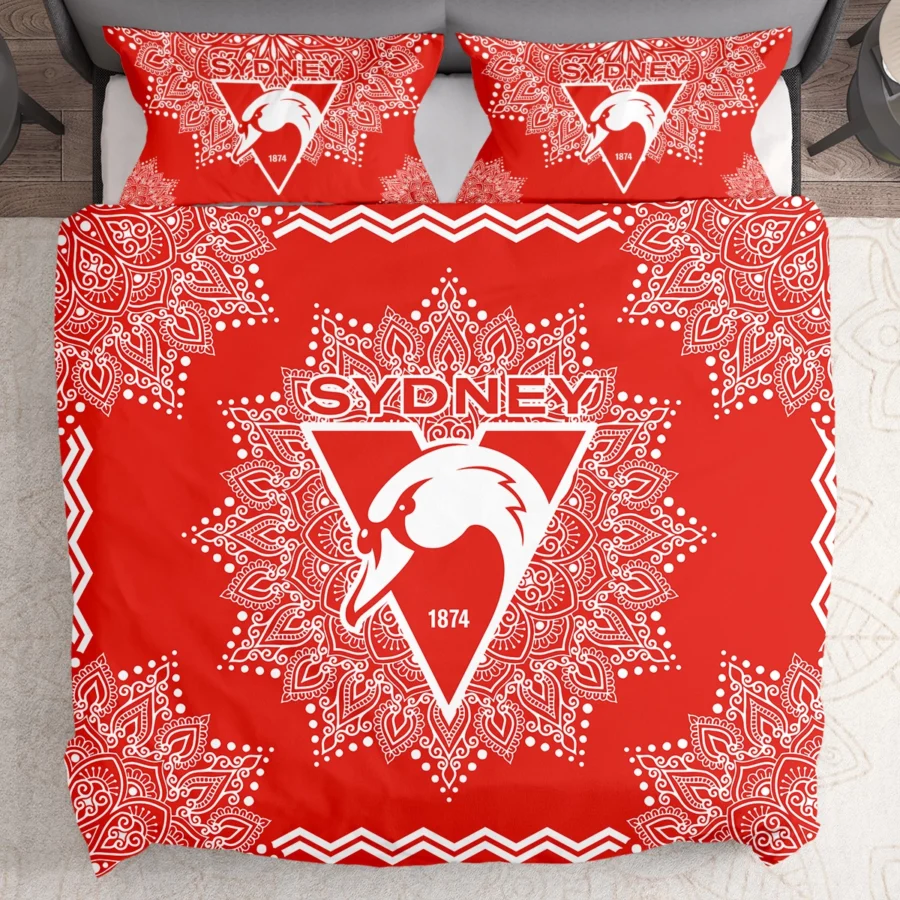 AFL Sydney Swans Bedding Set Gift For Fans – HOAFL090725BD01SYD - Image 2