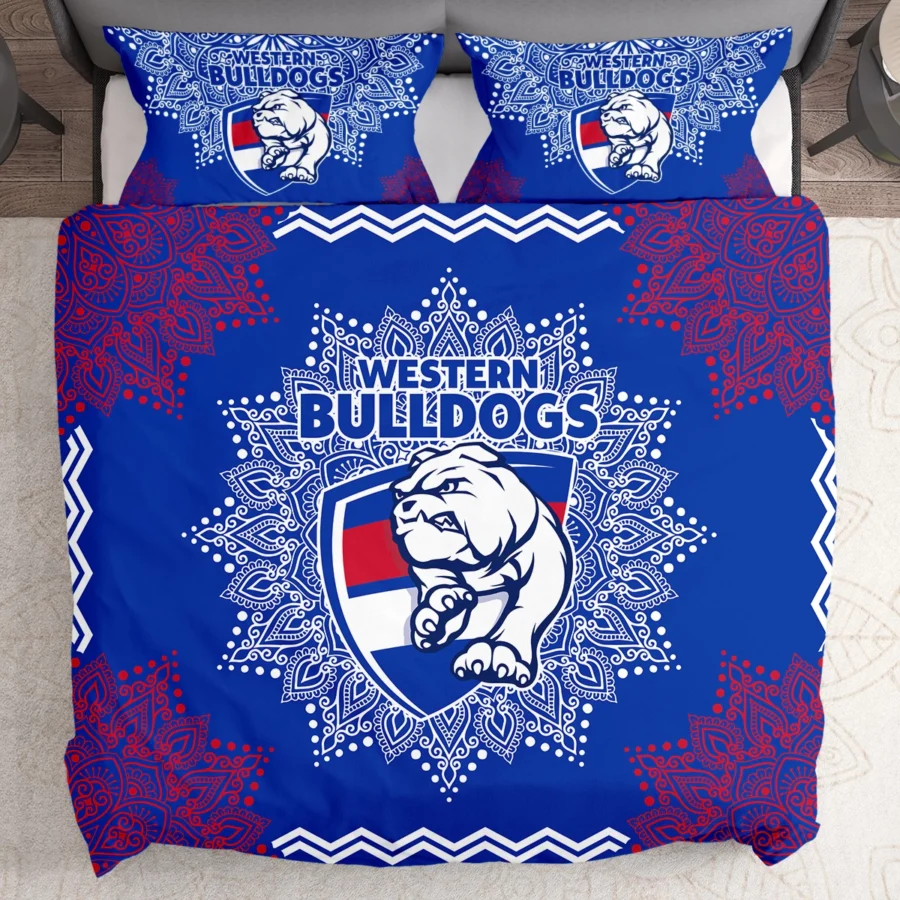 AFL Western Bulldogs Bedding Set Gift For Fans – HOAFL090725BD01WB - Image 2