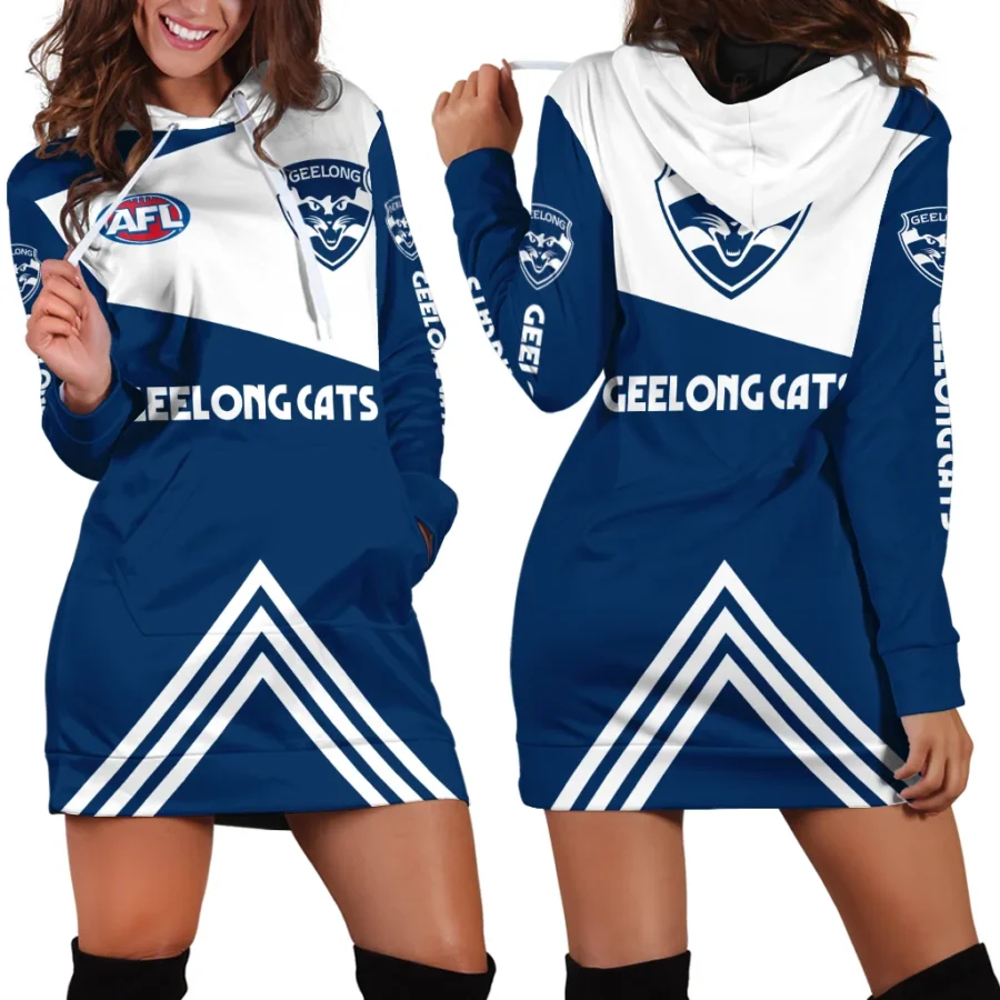 AFL Geelong Cats Hoodie Dress Gift For Fans – HOAFL160725HR01GEEL