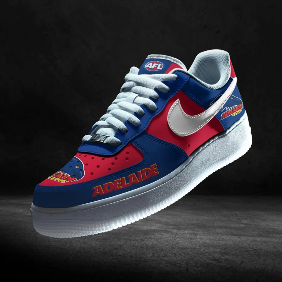 AFL Adelaide Crows Custom Air Low-Top Sneakers Gift For Fans – HOAFL100725AF01ADEL