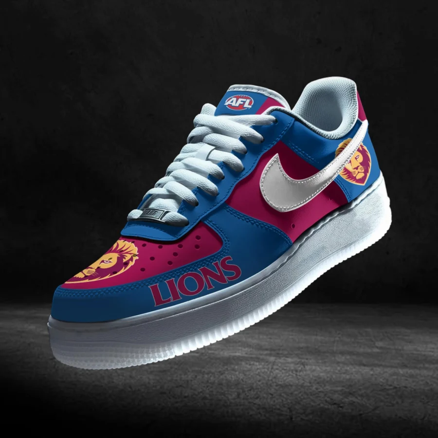 AFL Brisbane Lions Custom Air Low-Top Sneakers Gift For Fans – HOAFL100725AF01BL