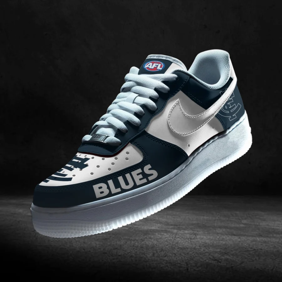 AFL Carlton Blues Custom Air Low-Top Sneakers Gift For Fans – HOAFL100725AF01CARL