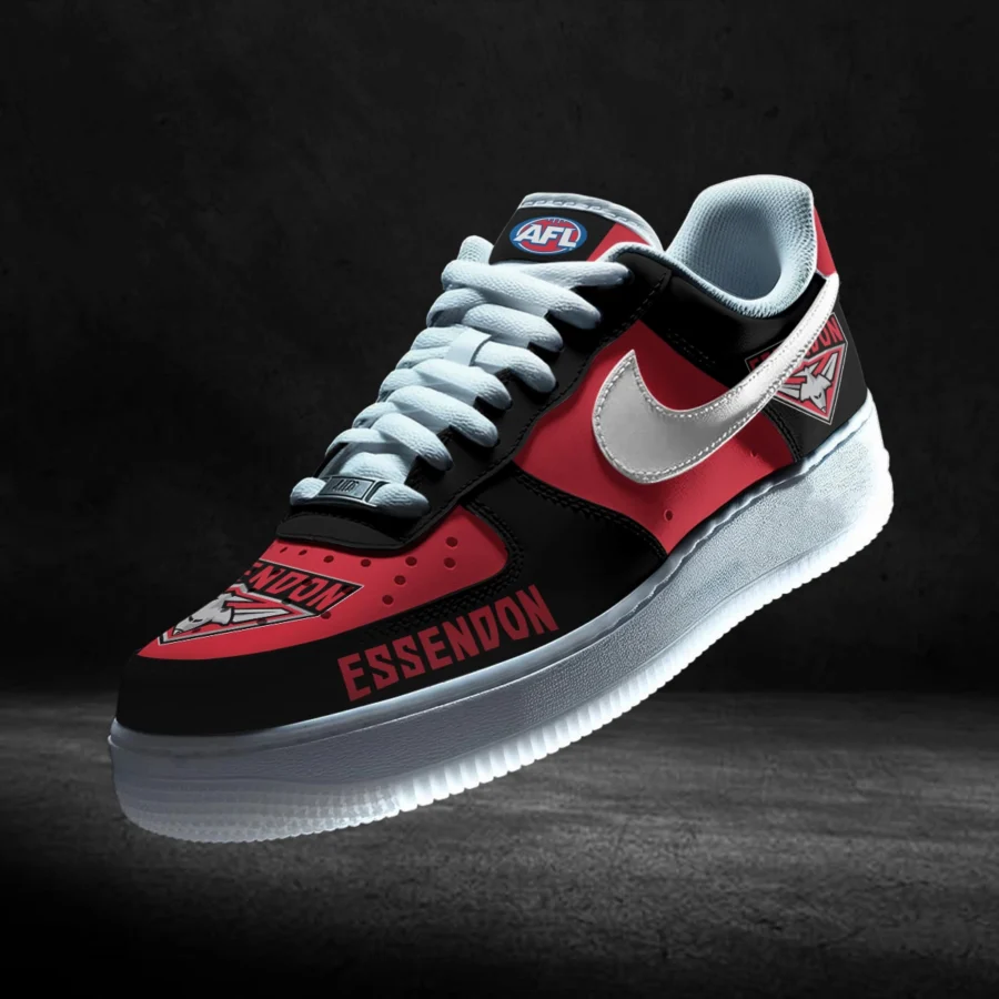 AFL Essendon Bombers Custom Air Low-Top Sneakers Gift For Fans – HOAFL100725AF01ESS