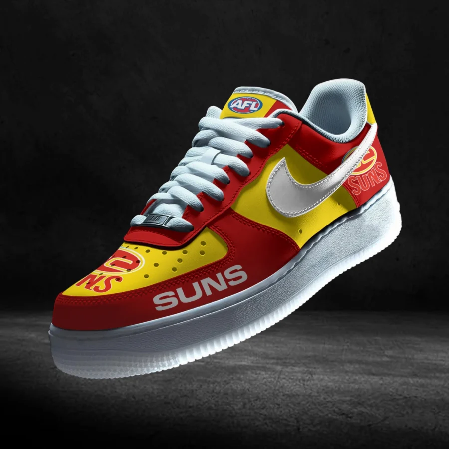 AFL Gold Coast SUNS Custom Air Low-Top Sneakers Gift For Fans – HOAFL100725AF01GCFC