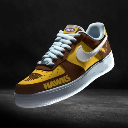 AFL Hawthorn Hawks Custom Air Low-Top Sneakers Gift For Fans – HOAFL100725AF01HAW