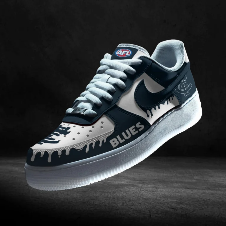 AFL Carlton Blues Custom Air Low-Top Sneakers Gift For Fans – HOAFL110725AF01CARL