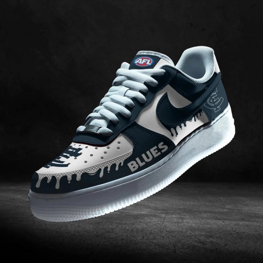 AFL Carlton Blues Custom Air Low-Top Sneakers Gift For Fans – HOAFL110725AF01CARL