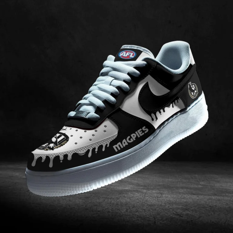 AFL Collingwood Magpies Custom Air Low-Top Sneakers Gift For Fans – HOAFL110725AF01COLL