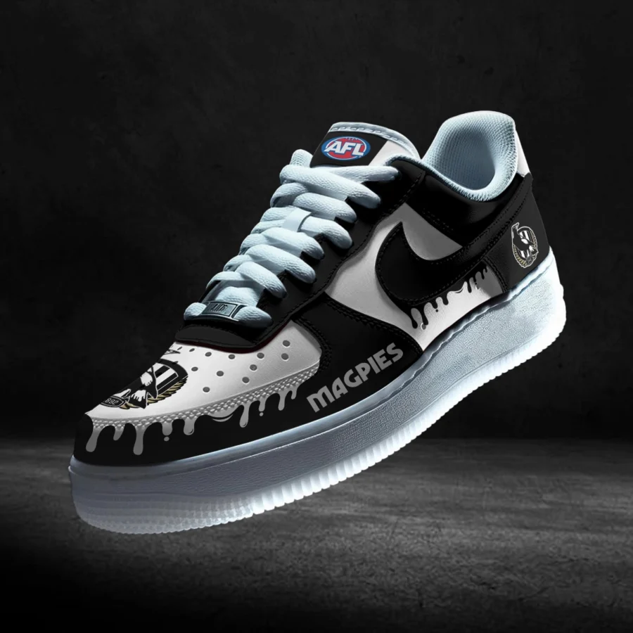 AFL Collingwood Magpies Custom Air Low-Top Sneakers Gift For Fans – HOAFL110725AF01COLL