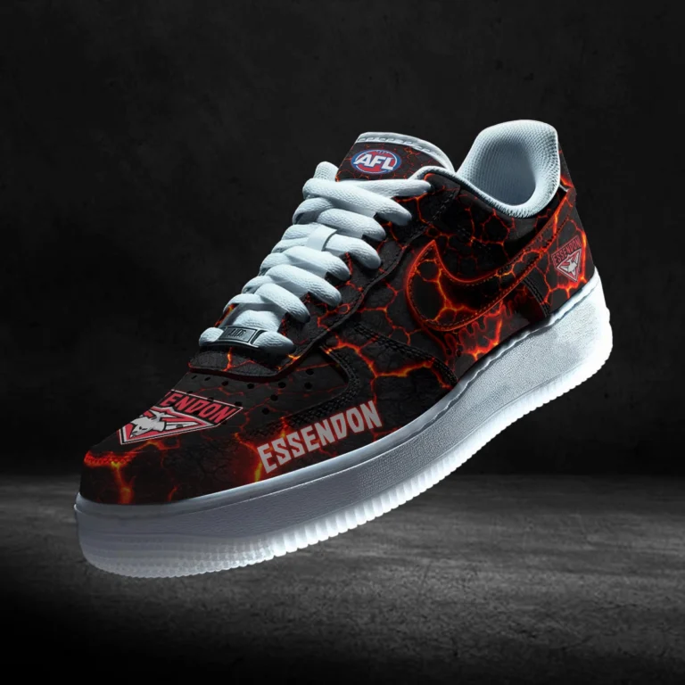 AFL Essendon Bombers Custom Air Low-Top Sneakers Gift For Fans – HOAFL120725AF01ESS