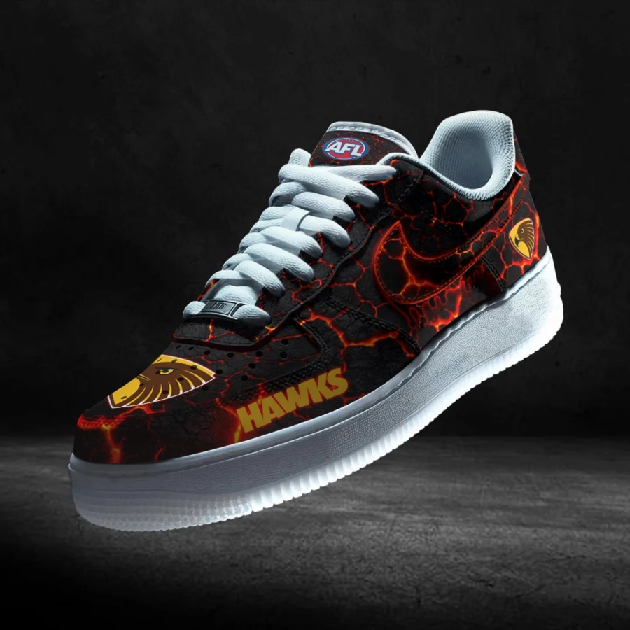 AFL Hawthorn Hawks Custom Air Low-Top Sneakers Gift For Fans – HOAFL120725AF01HAW