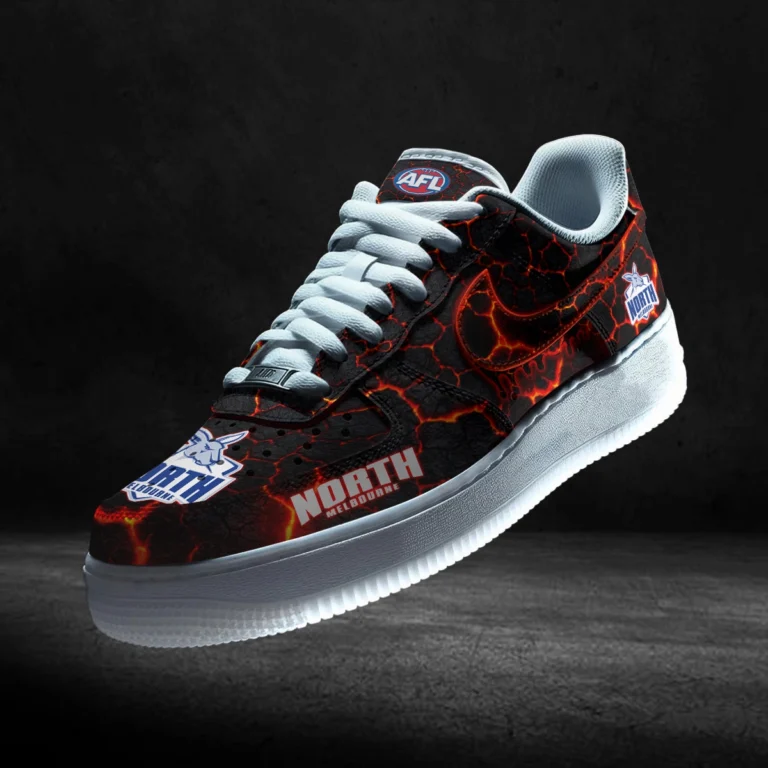 AFL North Melbourne Kangaroos Custom Air Low-Top Sneakers Gift For Fans – HOAFL120725AF01NMFC
