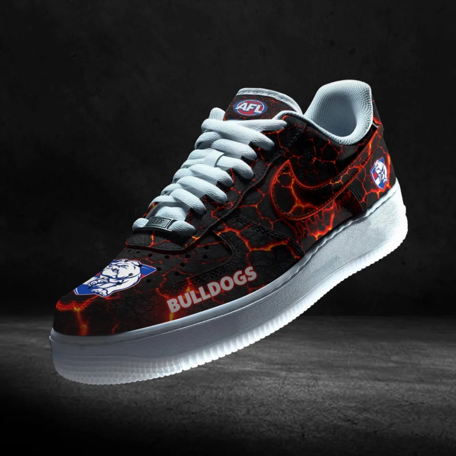 AFL Western Bulldogs Custom Air Low-Top Sneakers Gift For Fans – HOAFL120725AF01WB