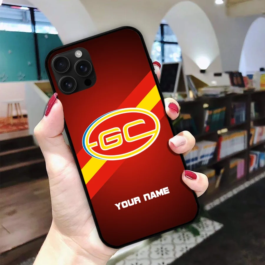 AFL Gold Coast SUNS Phone Case – Dustproof, Scratch & Shock Resistant – HOAFL020725PC01GCFC - Image 2