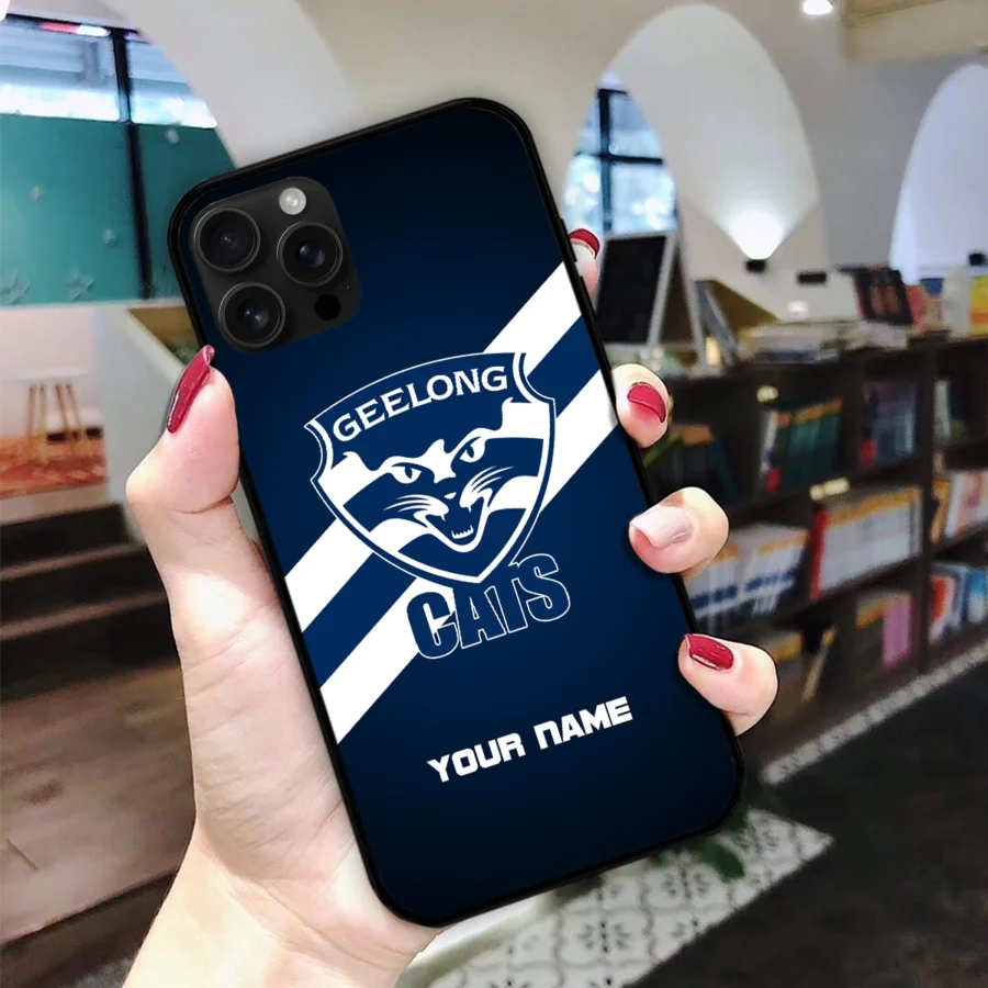 AFL Geelong Cats Phone Case – Dustproof, Scratch & Shock Resistant – HOAFL020725PC01GEEL - Image 2