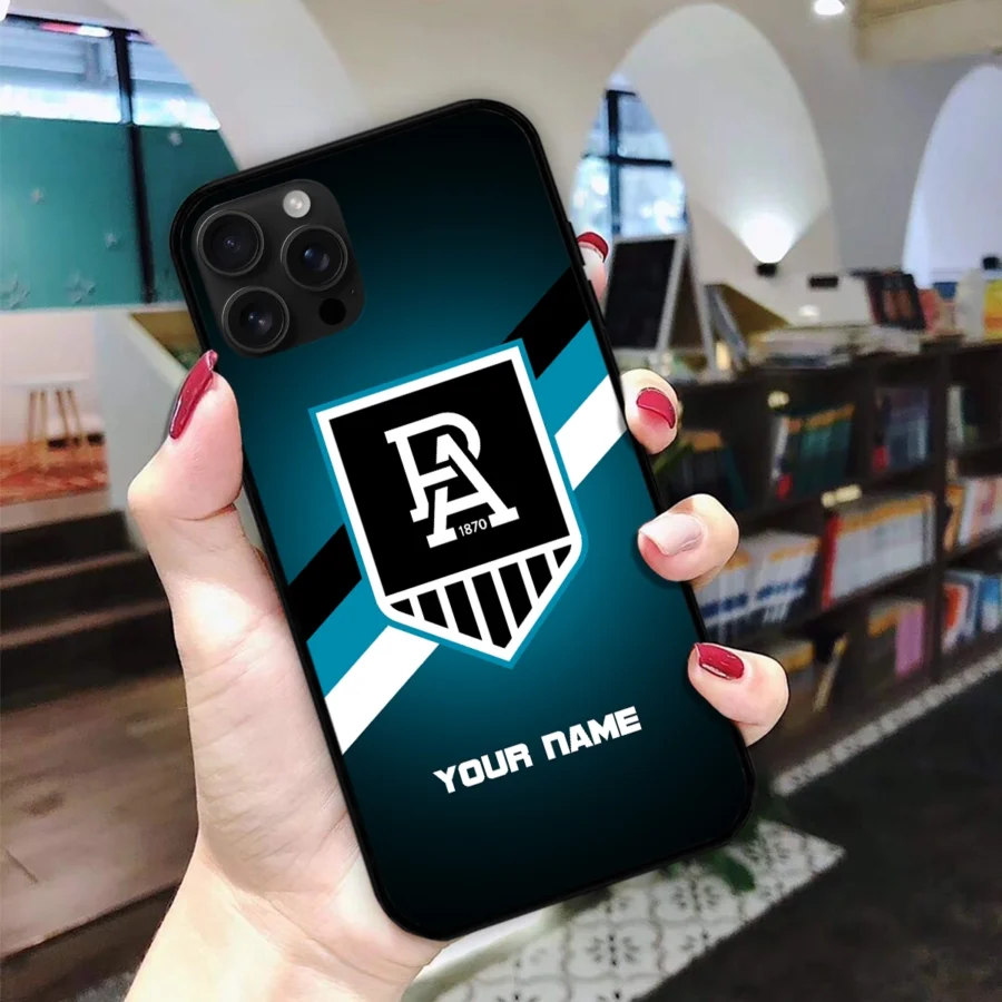 AFL Port Adelaide Power Phone Case – Dustproof, Scratch & Shock Resistant – HOAFL020725PC01PORT - Image 2