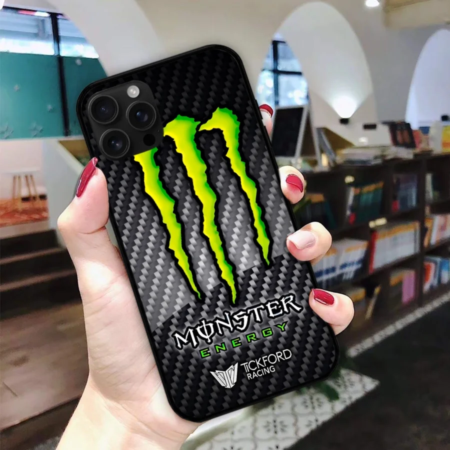 Monster Castrol Racing Phone Case – Dustproof, Scratch & Shock Resistant – HOSPC030725PC01TF