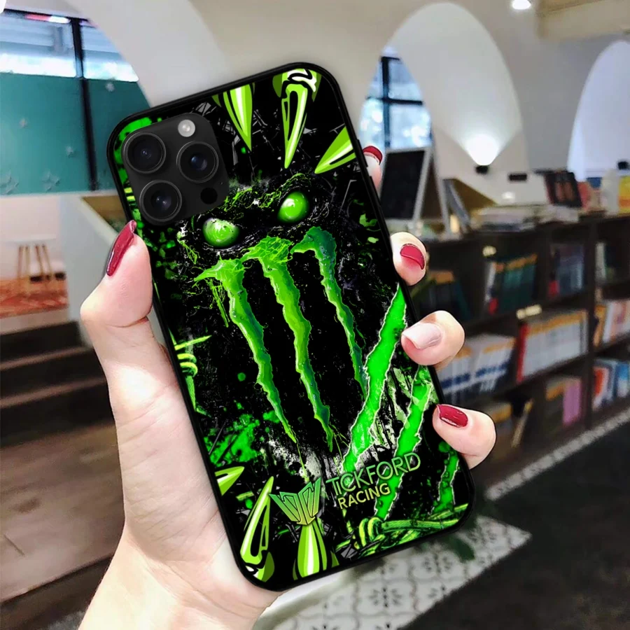 Monster Castrol Racing Phone Case – Dustproof, Scratch & Shock Resistant – HOSPC030725PC02TF