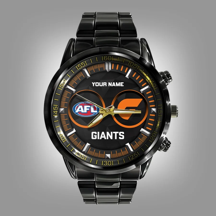 AFL GWS Giants Stainless Steel Watch Gift For Fans – HOAFL210725WA01GWS - Image 2