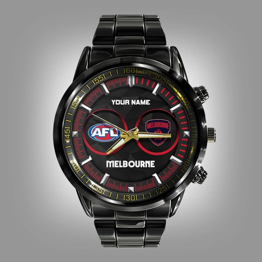 AFL Melbourne Demons Stainless Steel Watch Gift For Fans – HOAFL210725WA01MELB - Image 2