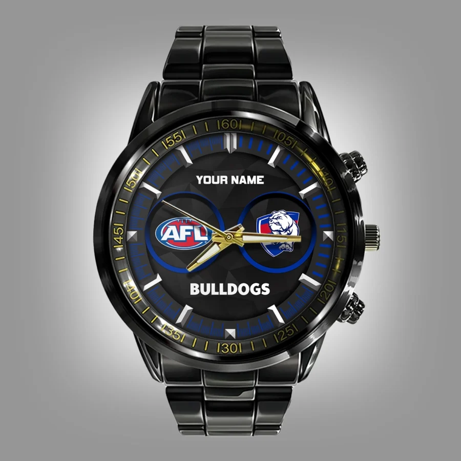 AFL Western Bulldogs Stainless Steel Watch Gift For Fans – HOAFL210725WA01WB - Image 2