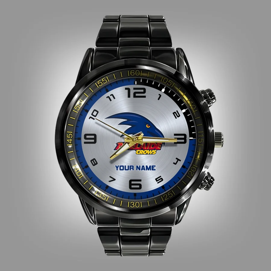 AFL Adelaide Crows Stainless Steel Watch Gift For Fans – HOAFL210725WA02ADEL - Image 2