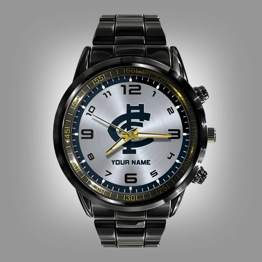 AFL Carlton Blues Stainless Steel Watch Gift For Fans – HOAFL210725WA02CARL - Image 2