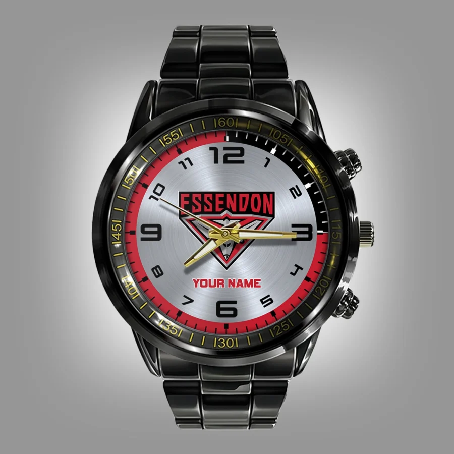 AFL Essendon Bombers Stainless Steel Watch Gift For Fans – HOAFL210725WA02ESS - Image 2