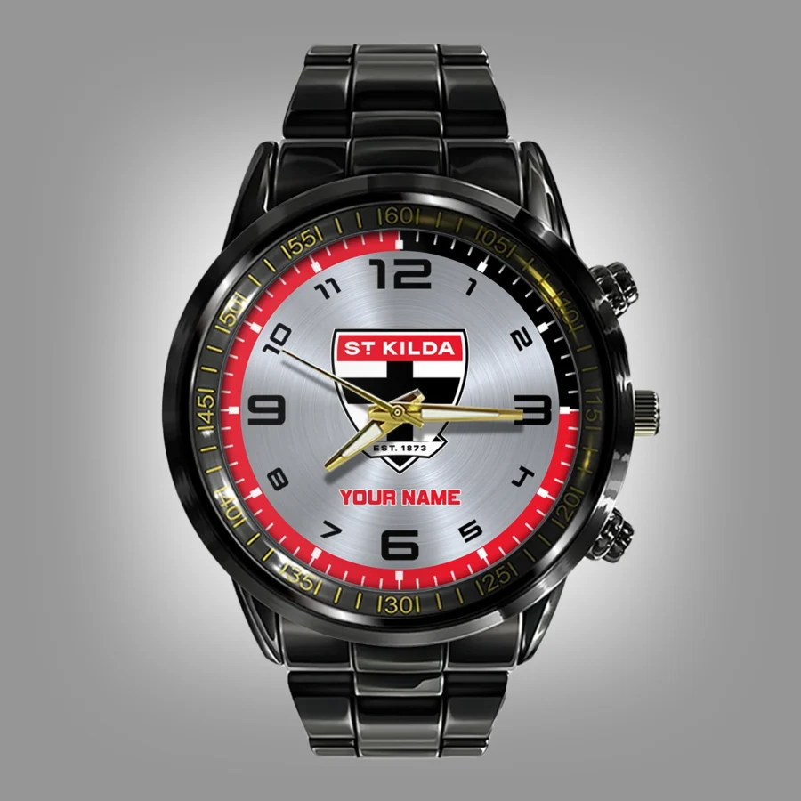 AFL St Kilda Saints Stainless Steel Watch Gift For Fans – HOAFL210725WA02STK - Image 2