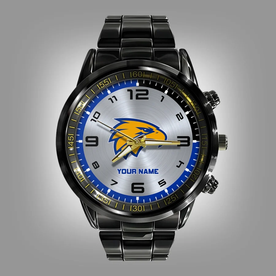 AFL West Coast Eagles Stainless Steel Watch Gift For Fans – HOAFL210725WA02WCE - Image 2