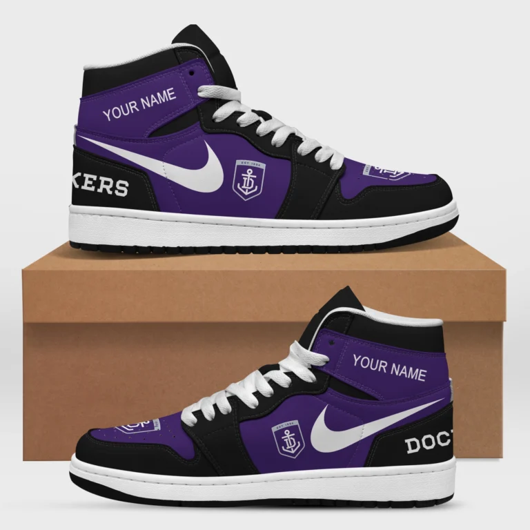 AFL Fremantle Dockers Air Jordan 1 High Custom Gift For Fans – HOAFL240725AJ01FRE